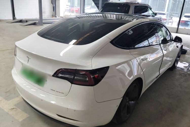 Used Tesla Model 3 2019 Long-Range All-Wheel-Drive Version Rear Right 45 Deg