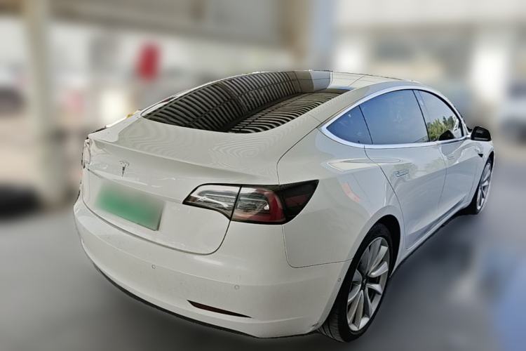 Used Tesla Model 3 2019 Long-Range Rear-Wheel-Drive Version Rear Right 45 Deg
