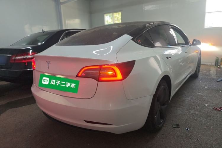 Used Tesla Model 3 2019 Standard Range Rear-Drive Upgraded Version Rear Right 45 Deg