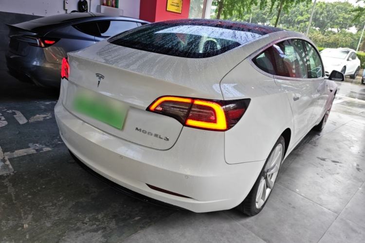 Used Tesla Model 3 2019 Standard Range Rear-Drive Upgraded Version Rear Right 45 Deg