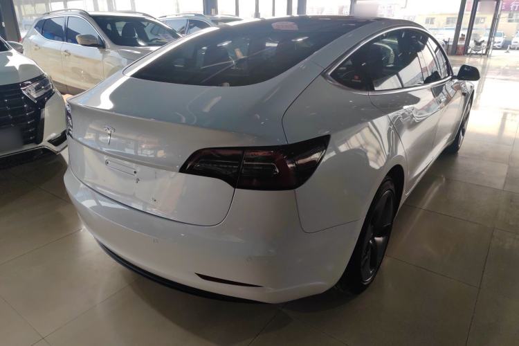 Used Tesla Model 3 2019 Standard Range Rear-Wheel Drive Upgraded Version (52 kWh) Rear Right 45 Deg