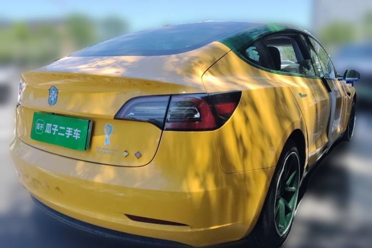 Used Tesla Model 3 2019 Long-Range All-Wheel-Drive Version Rear Right 45 Deg