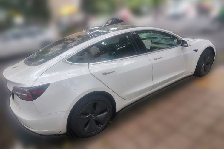 Used Tesla Model 3 2019 Long-Range All-Wheel-Drive Version Rear Right 45 Deg