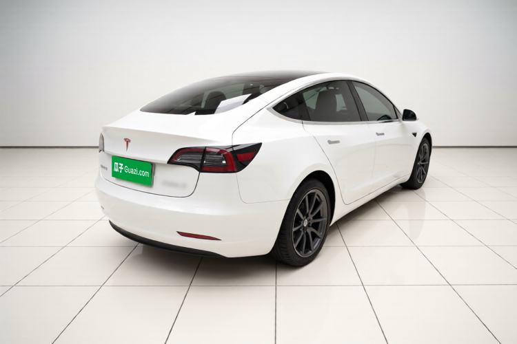 Used Tesla Model 3 2019 Standard Range Rear-Drive Upgraded Version Rear Right 45 Deg
