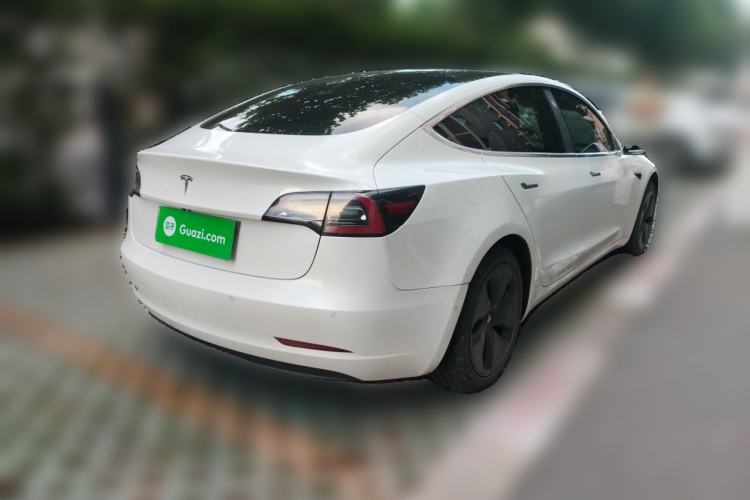 Used Tesla Model 3 2019 Long-Range Rear-Wheel-Drive Version Rear Right 45 Deg