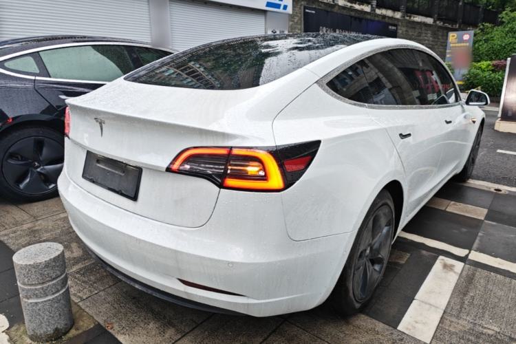 Used Tesla Model 3 2019 Long-Range All-Wheel-Drive Version Rear Right 45 Deg