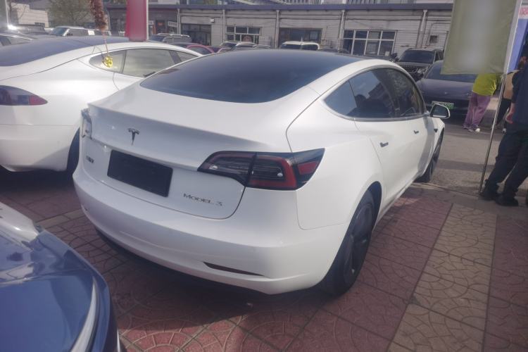 Used Tesla Model 3 2019 Standard Range Rear-Drive Upgraded Version Rear Right 45 Deg