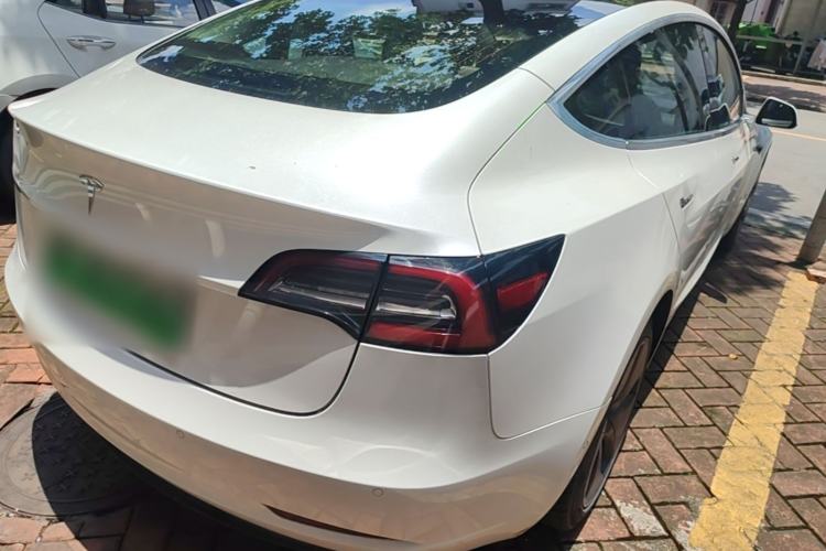 Used Tesla Model 3 2019 Standard Range Rear-Wheel Drive Upgraded Version (52 kWh) Rear Right 45 Deg