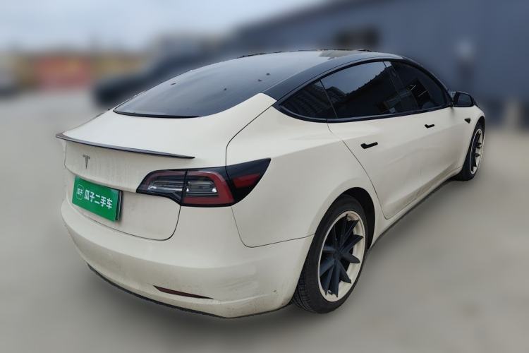 Used Tesla Model 3 2019 Long-Range All-Wheel-Drive Version Rear Right 45 Deg