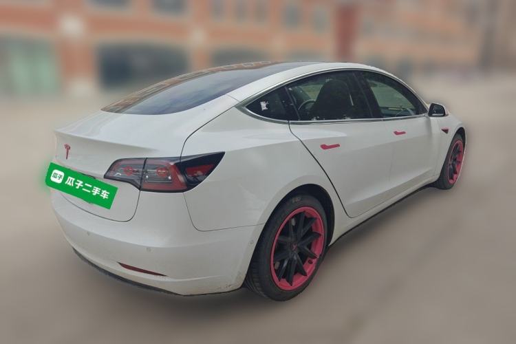 Used Tesla Model 3 2019 Standard Range Rear-Wheel Drive Upgraded Version (52 kWh) Rear Right 45 Deg