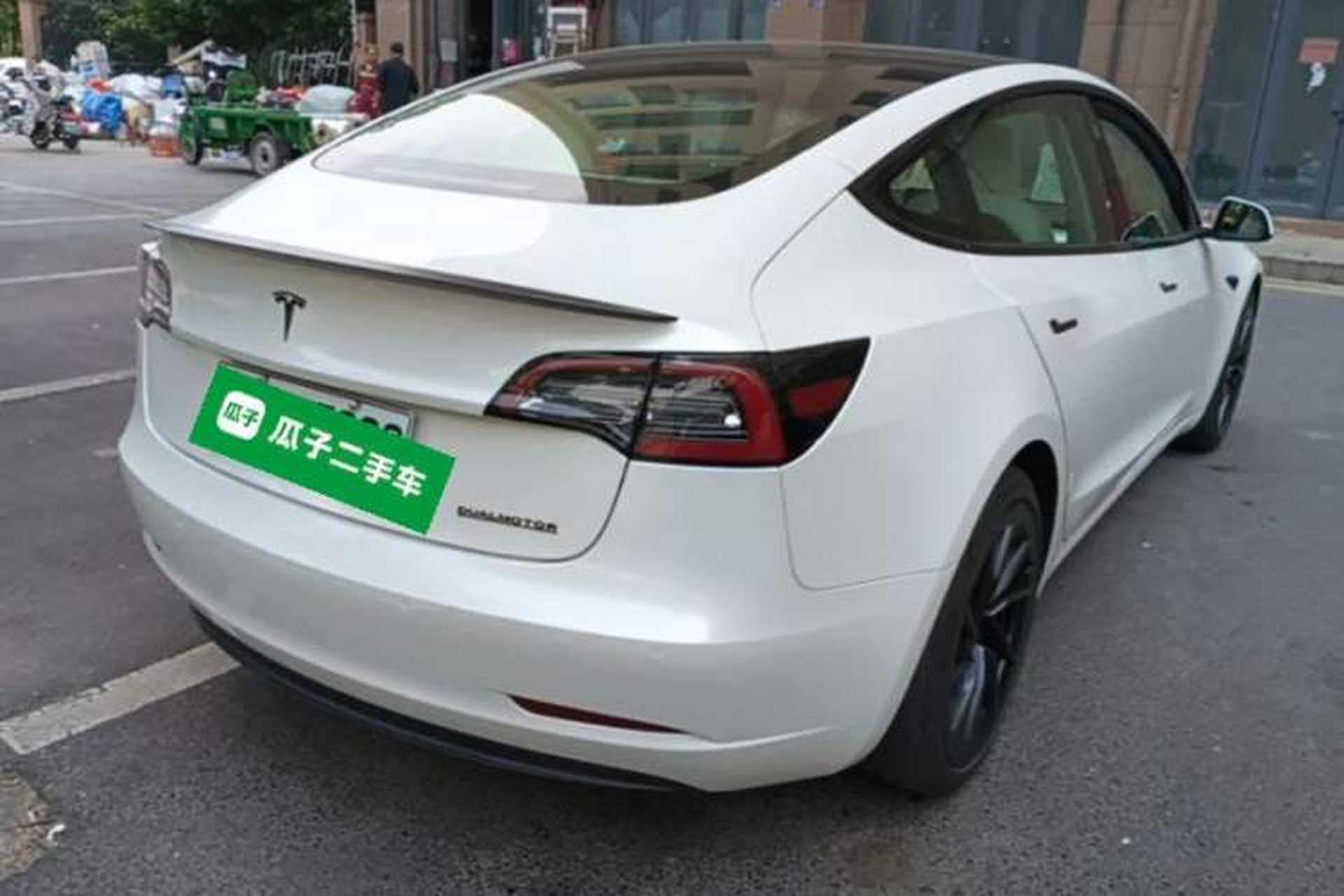 Used Tesla Model 3 2019 Performance High-Performance All-Wheel-Drive Version Rear Right 45 Deg