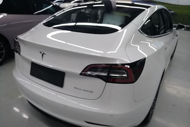 Used Tesla Model 3 2019 Long-Range All-Wheel-Drive Version Rear Right 45 Deg