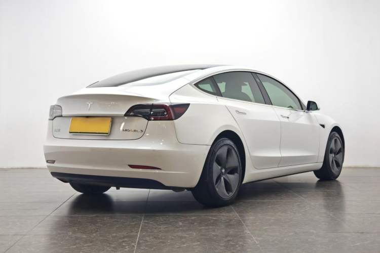 Used Tesla Model 3 2019 Standard Range Rear-Drive Upgraded Version Rear Right 45 Deg