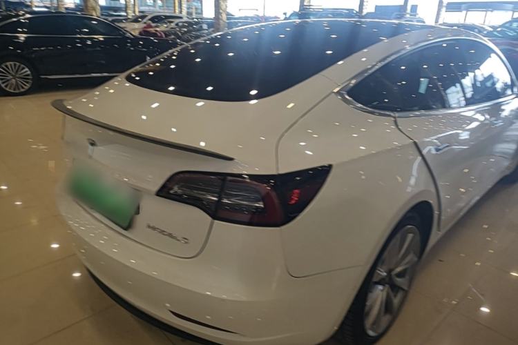 Used Tesla Model 3 2019 Standard Range Rear-Drive Upgraded Version Rear Right 45 Deg