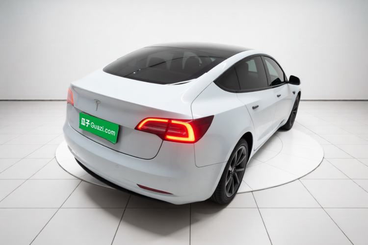 Used Tesla Model 3 2019 Standard Range Rear-Drive Upgraded Version Rear Right 45 Deg