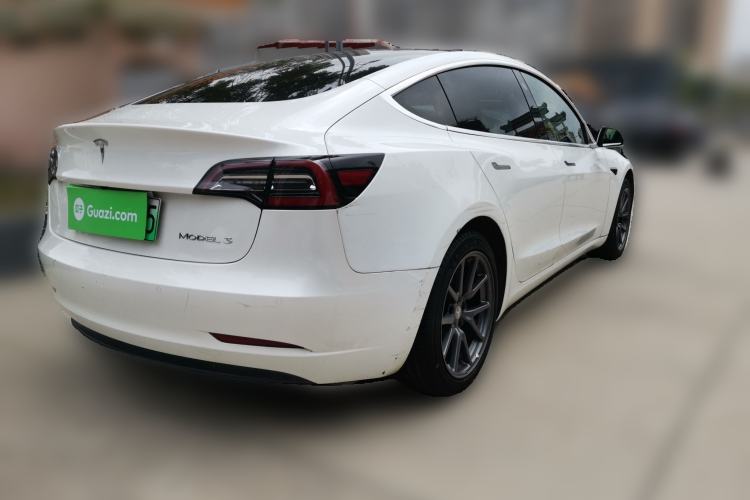Used Tesla Model 3 2019 Standard Range Rear-Drive Upgraded Version Rear Right 45 Deg