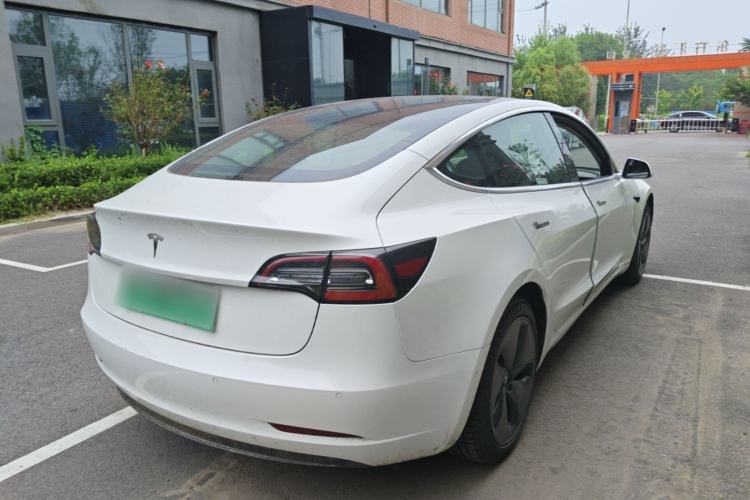 Used Tesla Model 3 2019 Standard Range Rear-Wheel Drive Upgraded Version (60 kWh) Rear Right 45 Deg