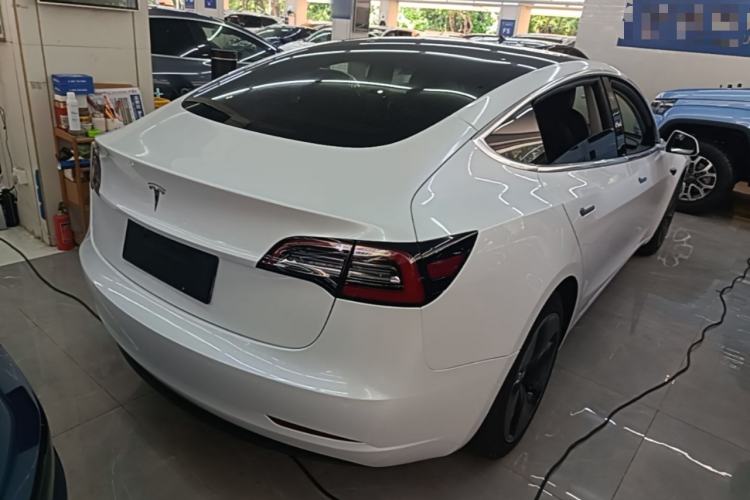 Used Tesla Model 3 2019 Standard Range Rear-Wheel Drive Upgraded Version (52 kWh) Rear Right 45 Deg