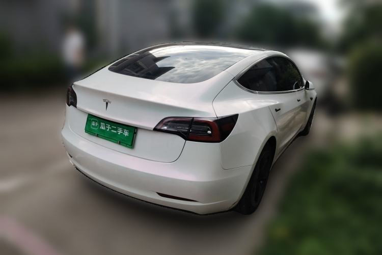 Used Tesla Model 3 2019 Long-Range All-Wheel-Drive Version Rear Right 45 Deg