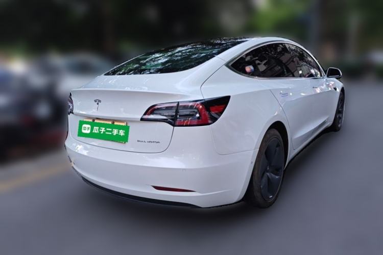 Used Tesla Model 3 2019 Long-Range All-Wheel-Drive Version Rear Right 45 Deg
