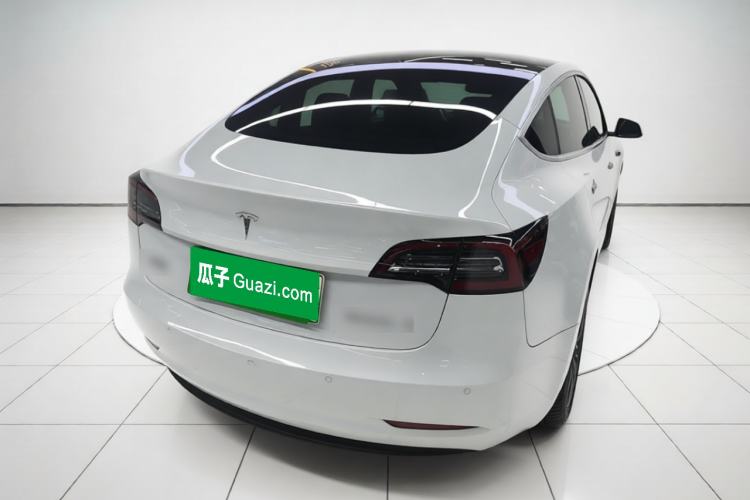 Used Tesla Model 3 2019 Standard Range Rear-Drive Upgraded Version Rear Right 45 Deg