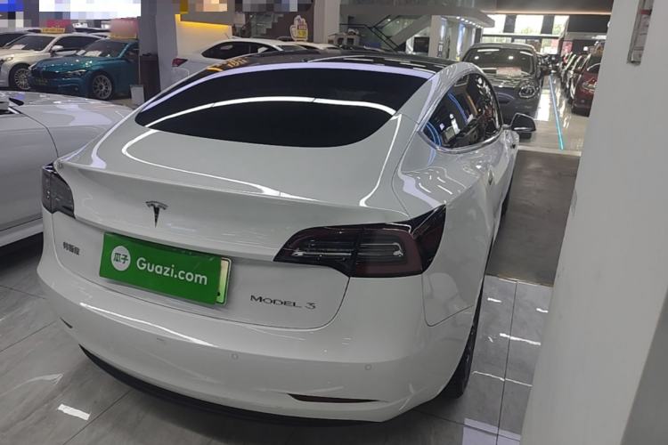 Used Tesla Model 3 2019 Standard Range Rear-Drive Upgraded Version Rear Right 45 Deg