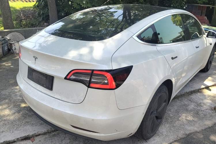 Used Tesla Model 3 2019 Standard Range Rear-Wheel Drive Upgraded Version (52 kWh) Rear Right 45 Deg