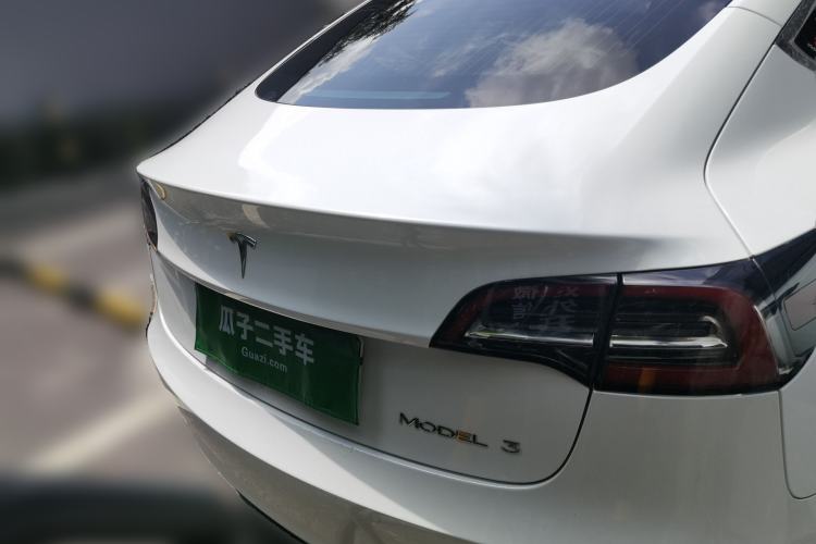 Used Tesla Model 3 2019 Standard Range Rear-Drive Upgraded Version Rear Right 45 Deg