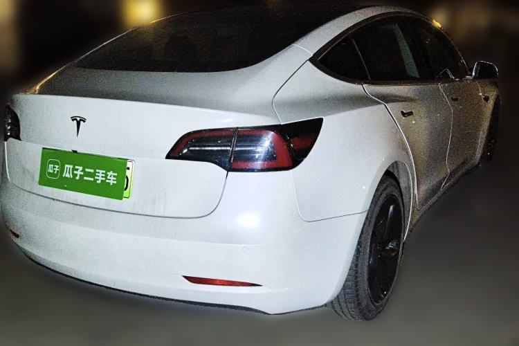 Used Tesla Model 3 2019 Standard Range Rear-Wheel Drive Upgraded Version (52 kWh) Rear Right 45 Deg