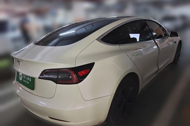Used Tesla Model 3 2019 Standard Range Rear-Wheel Drive Upgraded Version (60 kWh) Rear Right 45 Deg