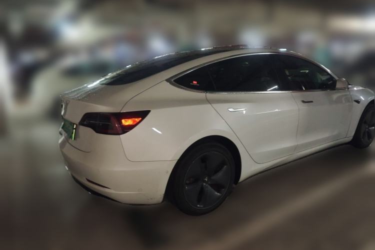 Used Tesla Model 3 2019 Standard Range Rear-Wheel Drive Upgraded Version (52 kWh) Rear Right 45 Deg