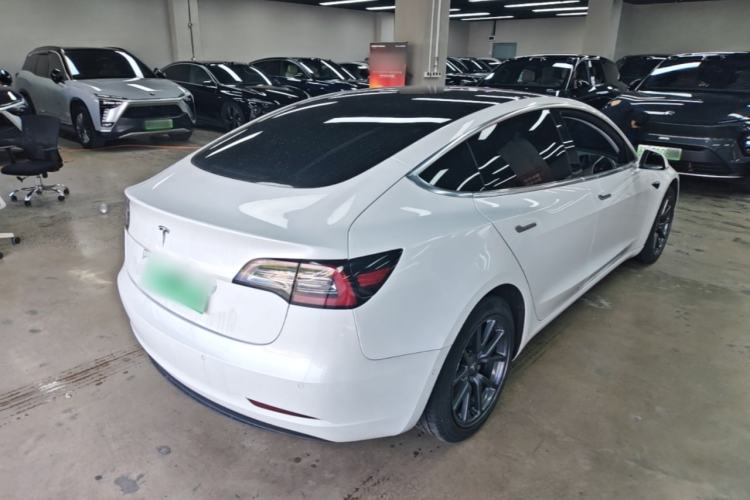 Used Tesla Model 3 2019 Long-Range Rear-Wheel-Drive Version Rear Right 45 Deg