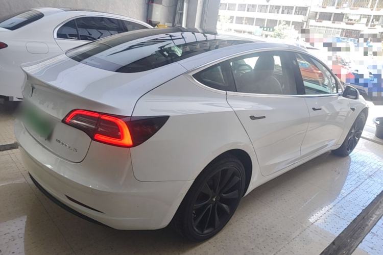 Used Tesla Model 3 2019 Standard Range Rear-Drive Upgraded Version Rear Right 45 Deg