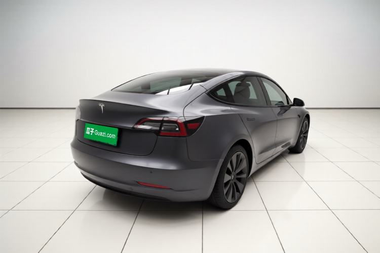 Used Tesla Model 3 2019 Standard Range Rear-Wheel Drive Upgraded Version (52 kWh) Rear Right 45 Deg