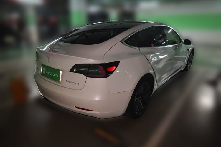 Used Tesla Model 3 2019 Standard Range Rear-Drive Upgraded Version Rear Right 45 Deg