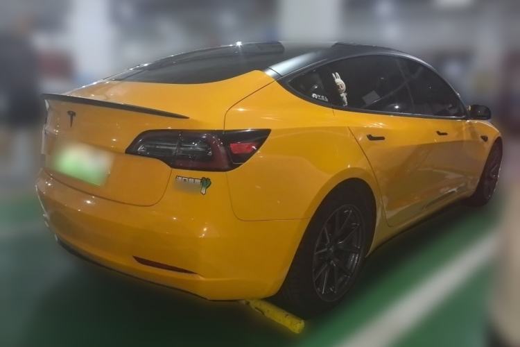 Used Tesla Model 3 2019 Long-Range Rear-Wheel-Drive Version Rear Right 45 Deg