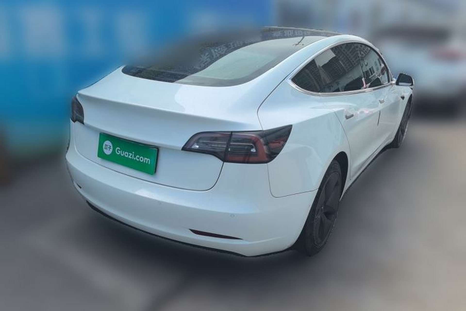 Used Tesla Model 3 2019 Standard Range Rear-Drive Upgraded Version Rear Right 45 Deg