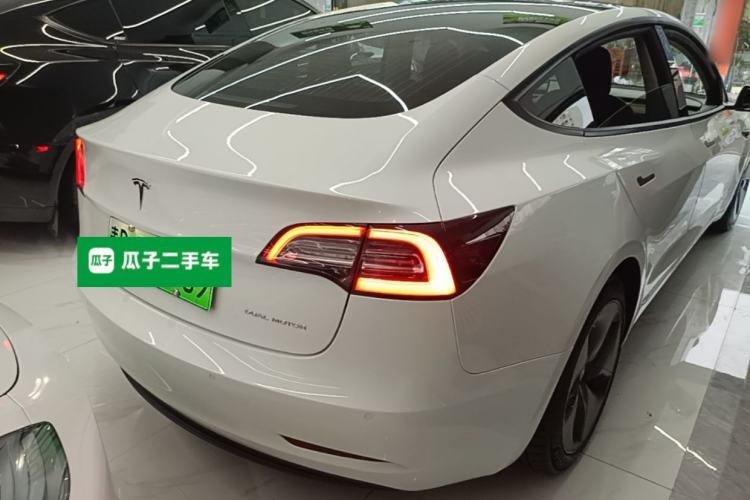 Used Tesla Model 3 2019 Long-Range All-Wheel-Drive Version Rear Right 45 Deg