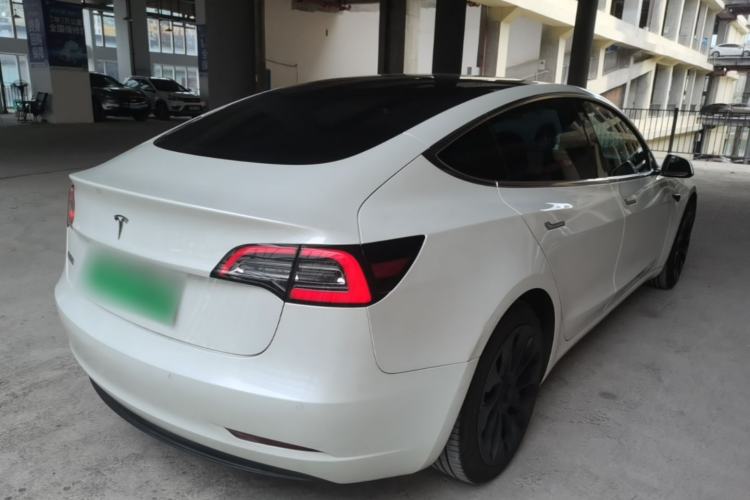 Used Tesla Model 3 2019 Standard Range Rear-Drive Upgraded Version Rear Right 45 Deg