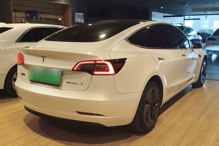Used Tesla Model 3 2019 Standard Range Rear-Drive Upgraded Version Rear Right 45 Deg