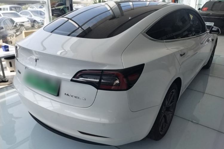 Used Tesla Model 3 2019 Standard Range Rear-Drive Upgraded Version Rear Right 45 Deg