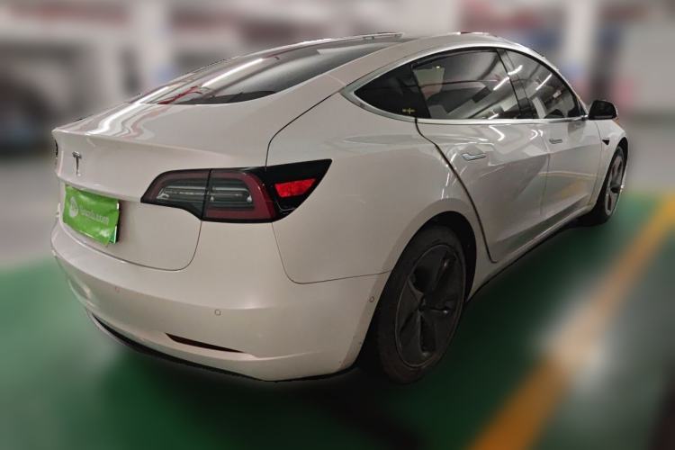 Used Tesla Model 3 2019 Standard Range Rear-Wheel Drive Upgraded Version (60 kWh) Rear Right 45 Deg