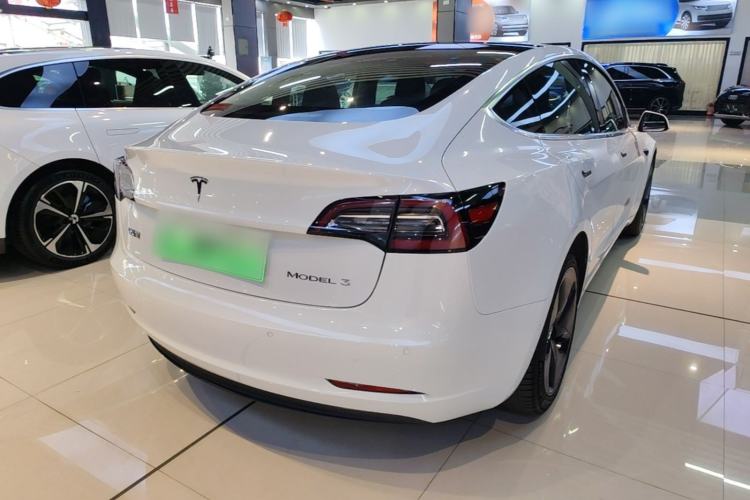 Used Tesla Model 3 2019 Standard Range Rear-Drive Upgraded Version Rear Right 45 Deg