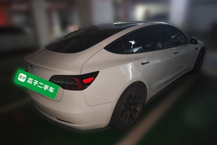 Used Tesla Model 3 2019 Standard Range Rear-Drive Upgraded Version Rear Right 45 Deg