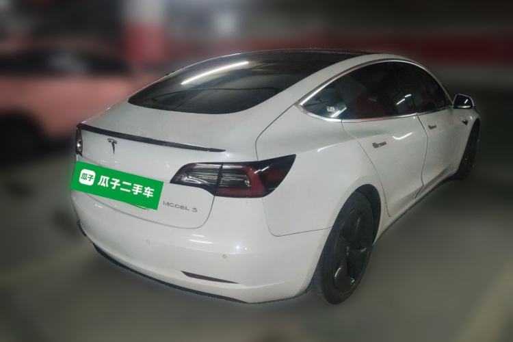Used Tesla Model 3 2019 Standard Range Rear-Wheel Drive Upgraded Version (60 kWh) Rear Right 45 Deg