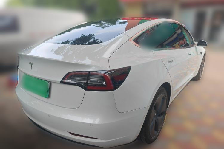 Used Tesla Model 3 2019 Standard Range Rear-Wheel Drive Upgraded Version (60 kWh) Rear Right 45 Deg