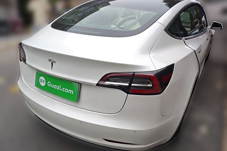 Used Tesla Model 3 2019 Standard Range Rear-Wheel Drive Upgraded Version (52 kWh) Rear Right 45 Deg