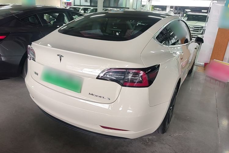 Used Tesla Model 3 2019 Standard Range Rear-Drive Upgraded Version Rear Right 45 Deg