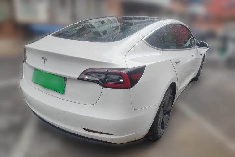 Used Tesla Model 3 2019 Standard Range Rear-Wheel Drive Upgraded Version (60 kWh) Rear Right 45 Deg