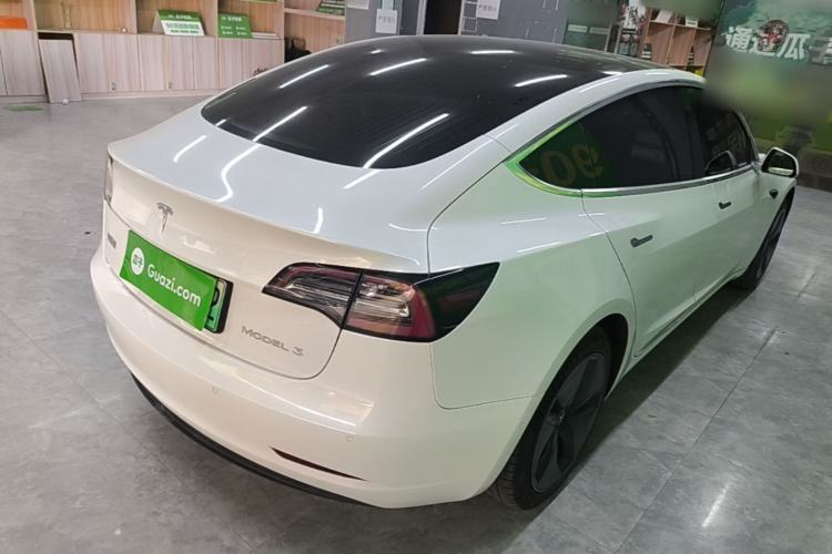 Used Tesla Model 3 2019 Standard Range Rear-Drive Upgraded Version Rear Right 45 Deg